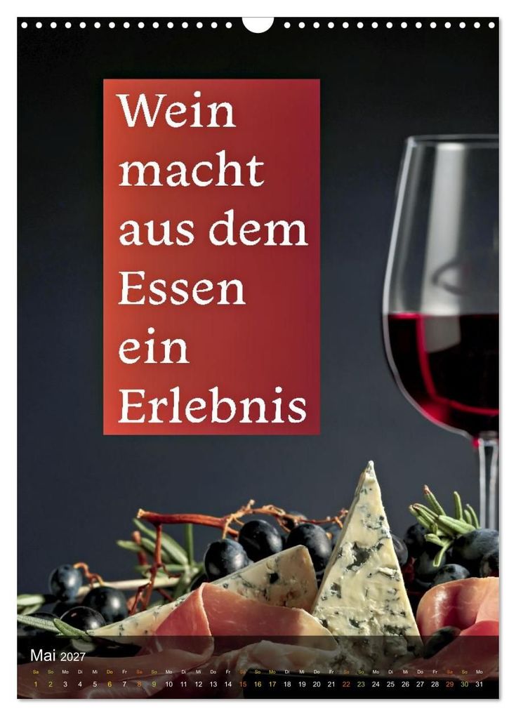 Weitere Ansicht: Im Zeichen des Weins - Gedanken für Geniesser (Wandkalender 2027 DIN A3 hoch), CALVENDO Monatskalender | Calvendo, Susan Michel
