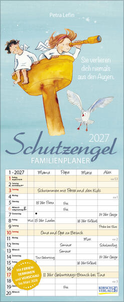 Produktbild: Familientimer Schutzengel 2027
