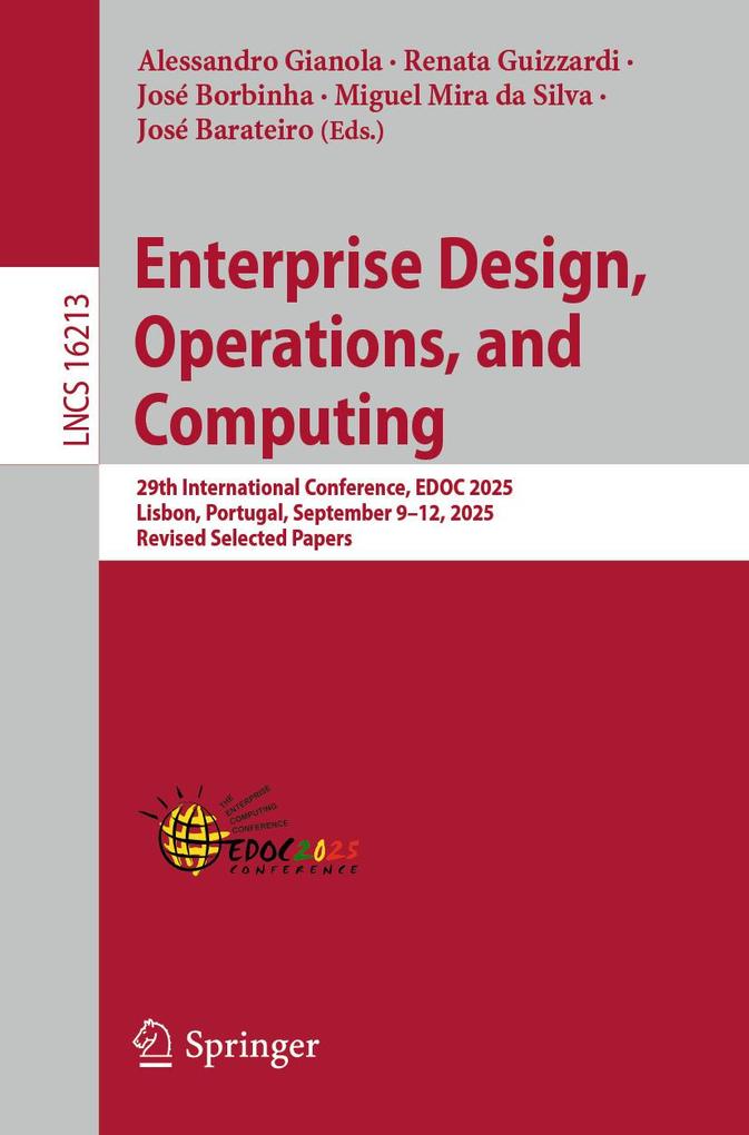 Produktbild: Enterprise Design, Operations, and Computing