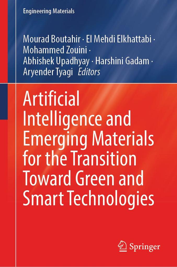 Produktbild: Artificial Intelligence and Emerging Materials for the Transition Toward Green and Smart Technologies