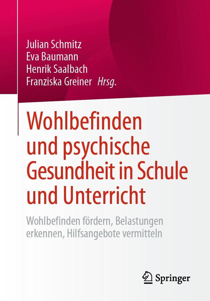 Produktbild: Wohlbefinden und psychische Gesundheit in Schule und Unterricht
