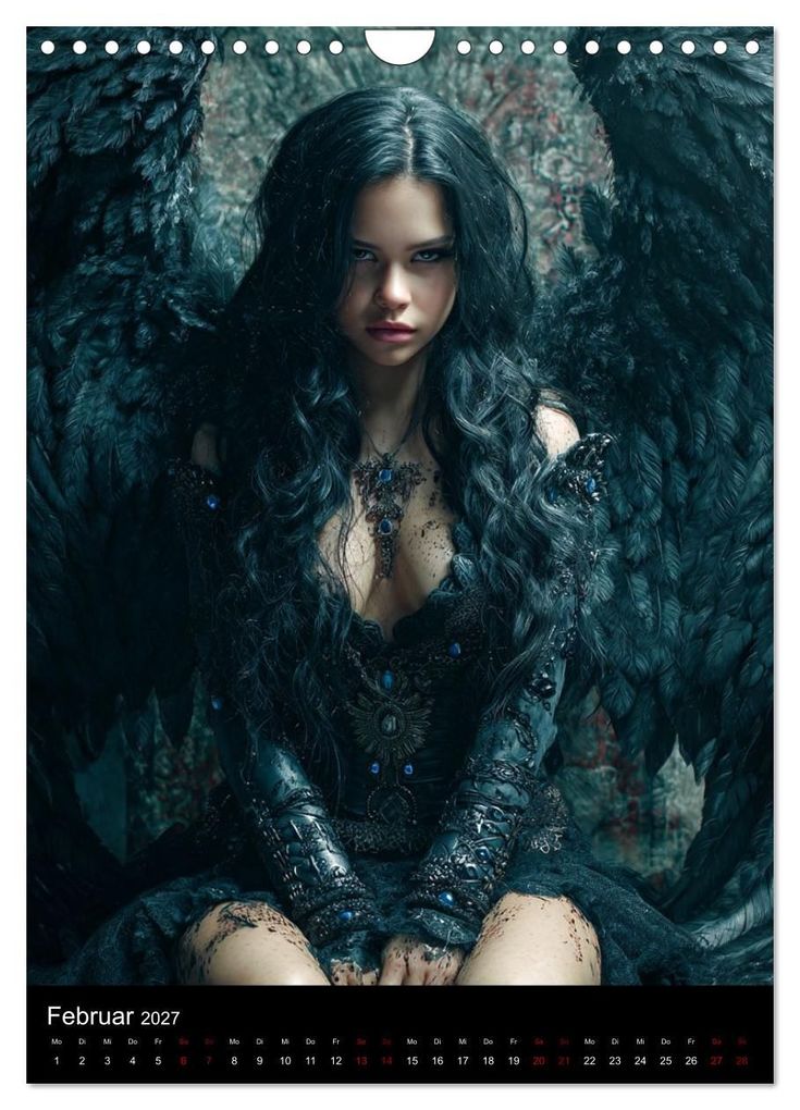 Weitere Ansicht: Gothic Angels (Wandkalender 2027 DIN A4 hoch), CALVENDO Monatskalender | Calvendo, Dirk Meutzner