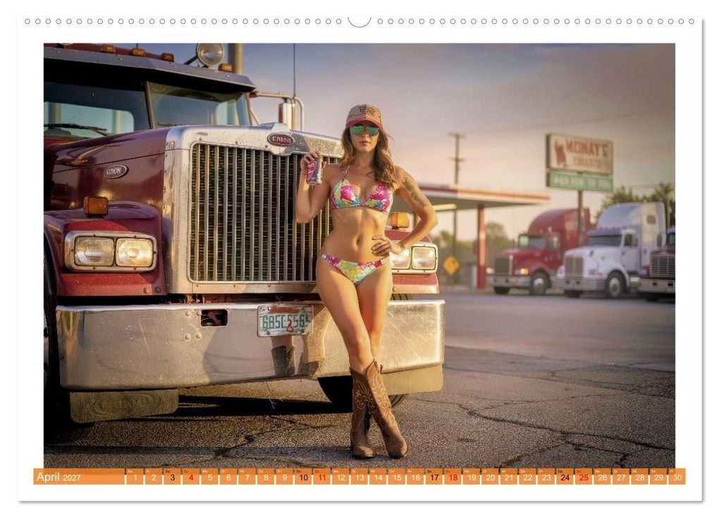 Weitere Ansicht: Sexy Trucker Babs (Wandkalender 2027 DIN A2 quer), CALVENDO Monatskalender | Calvendo, Torsten Irmer