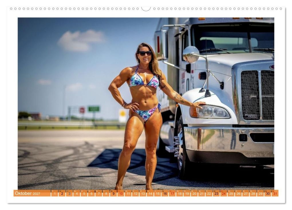 Weitere Ansicht: Sexy Trucker Babs (Wandkalender 2027 DIN A2 quer), CALVENDO Monatskalender | Calvendo, Torsten Irmer
