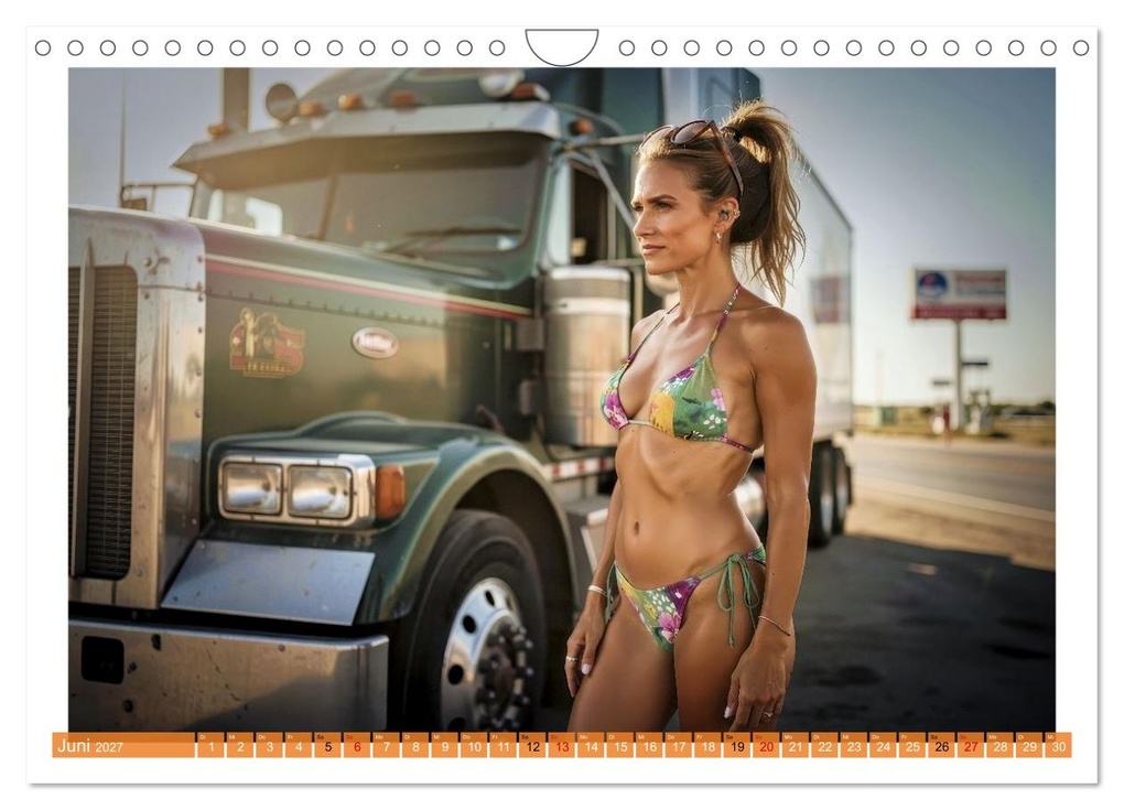 Weitere Ansicht: Sexy Trucker Babs (Wandkalender 2027 DIN A4 quer), CALVENDO Monatskalender | Calvendo, Torsten Irmer