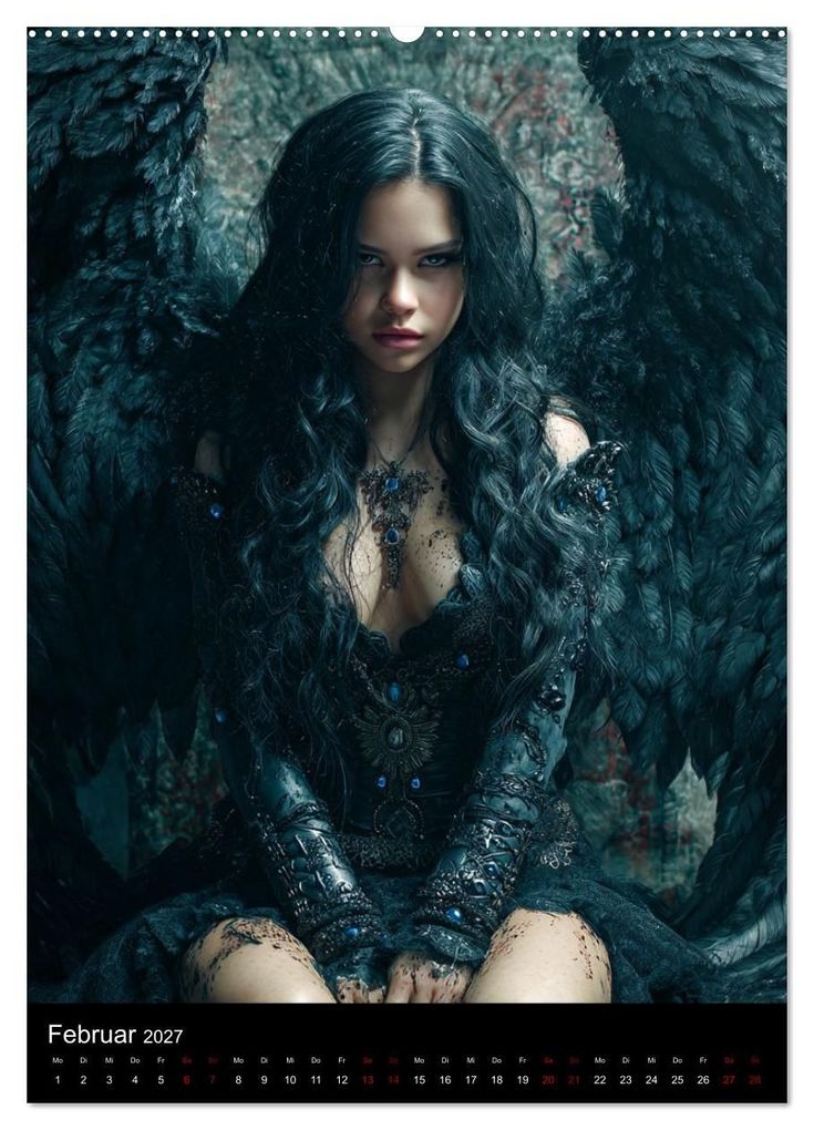 Weitere Ansicht: Gothic Angels (Wandkalender 2027 DIN A2 hoch), CALVENDO Monatskalender | Calvendo, Dirk Meutzner