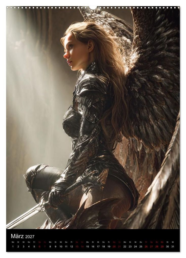 Weitere Ansicht: Gothic Angels (Wandkalender 2027 DIN A2 hoch), CALVENDO Monatskalender | Calvendo, Dirk Meutzner