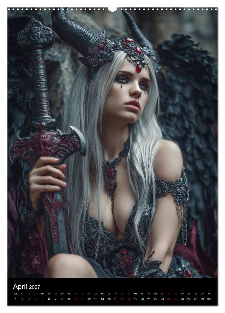 Weitere Ansicht: Gothic Angels (Wandkalender 2027 DIN A2 hoch), CALVENDO Monatskalender | Calvendo, Dirk Meutzner