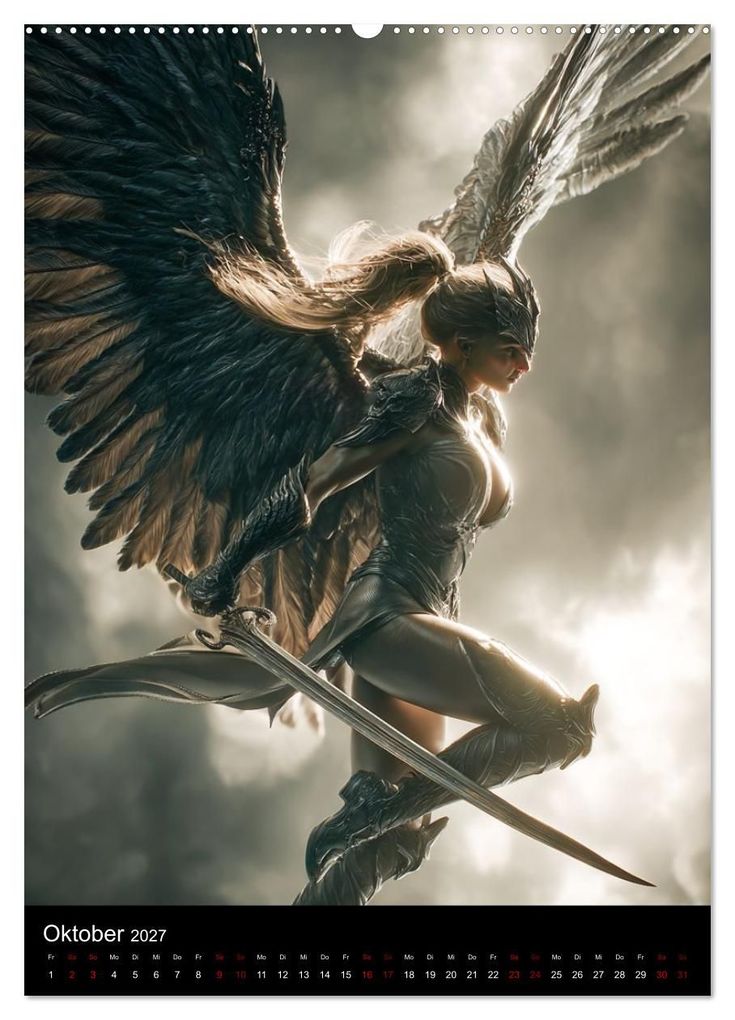 Weitere Ansicht: Gothic Angels (Wandkalender 2027 DIN A2 hoch), CALVENDO Monatskalender | Calvendo, Dirk Meutzner