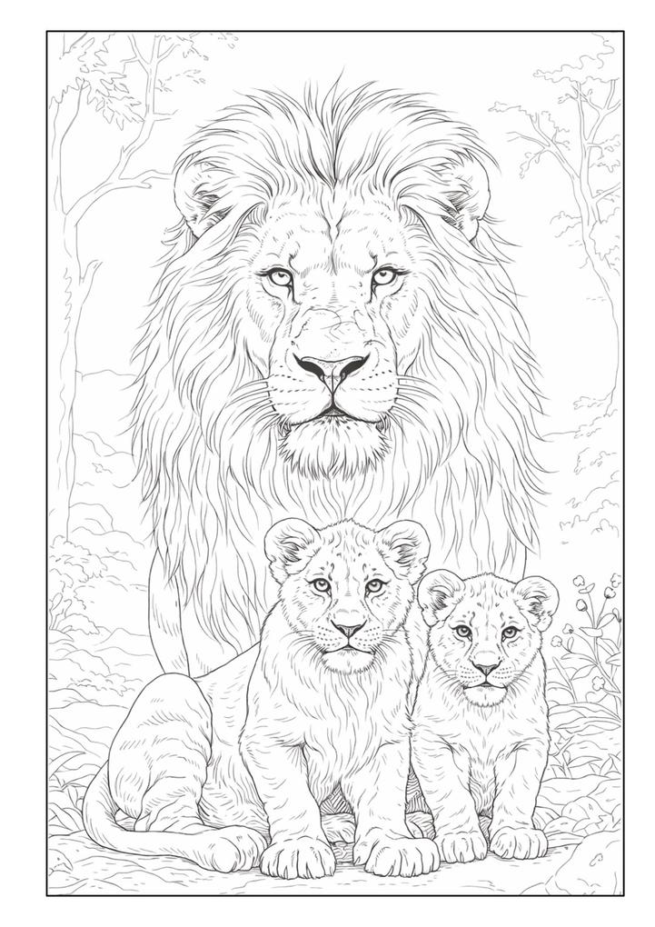 Weitere Ansicht: Wunderschöne Tierwelt Malbuch für Kinder ab 8 Jahren mit 50 schönen Ausmalmotiven | Josef Mickey Müller