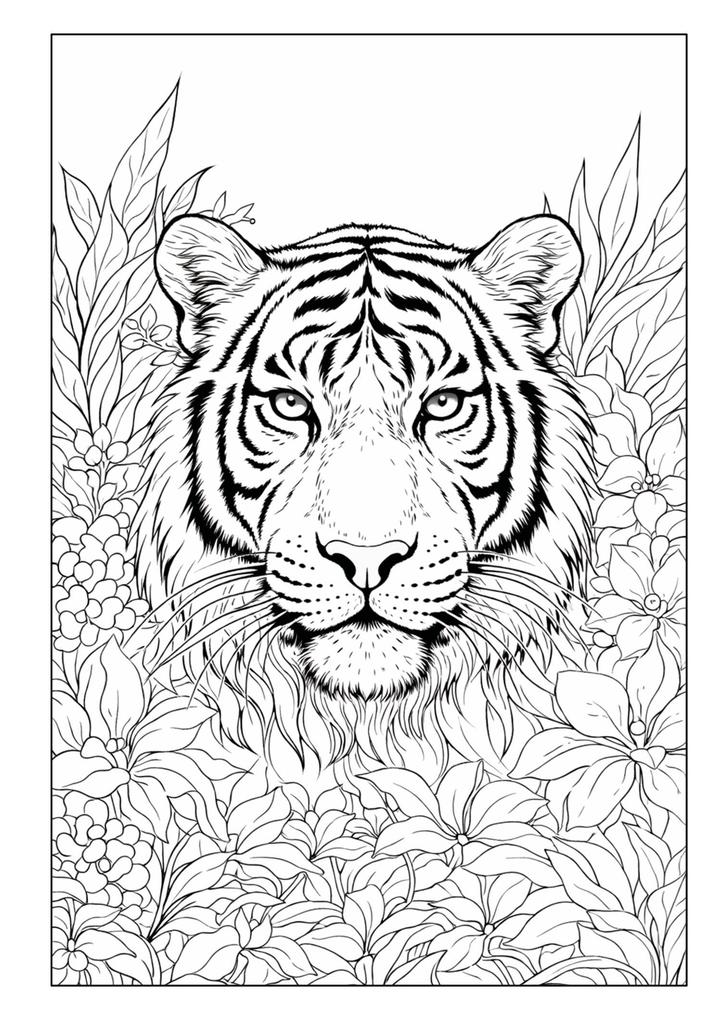 Weitere Ansicht: Wunderschöne Tierwelt Malbuch für Kinder ab 8 Jahren mit 50 schönen Ausmalmotiven | Josef Mickey Müller