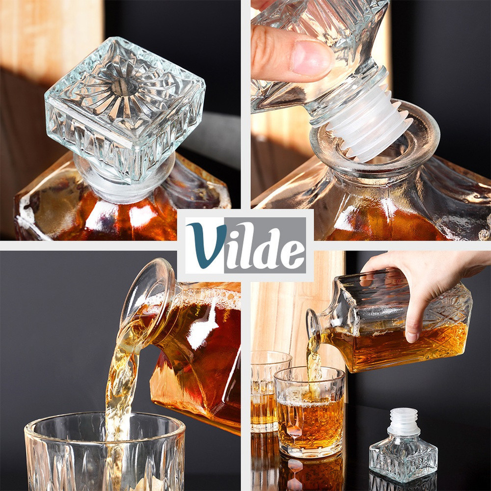 Weitere Ansicht: Whiskykaraffe aus Glas, 900 ml