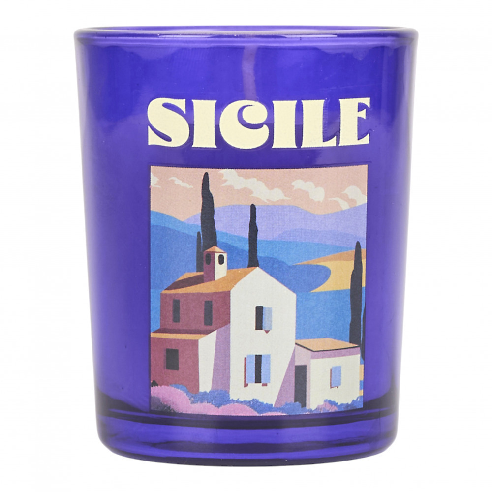 Weitere Ansicht: Duftkerze aus Glas, 9 cm hoch, ReisegrOesse, 4- fach