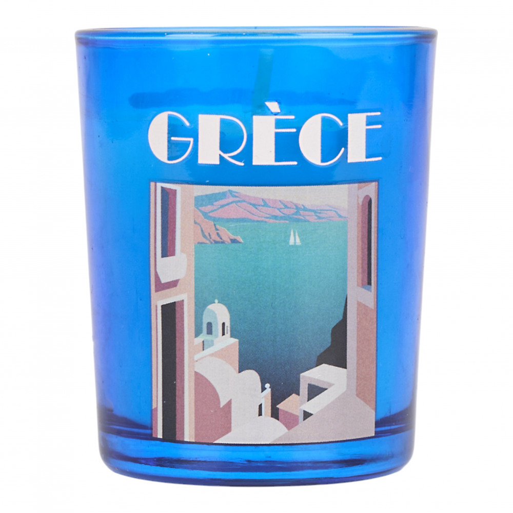 Weitere Ansicht: Duftkerze aus Glas, 9 cm hoch, ReisegrOesse, 4- fach