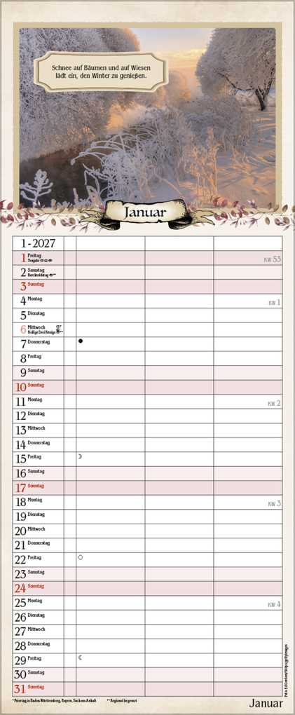 Weitere Ansicht: Planer für Rentner 2027