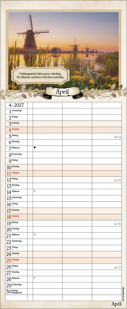 Weitere Ansicht: Planer für Rentner 2027