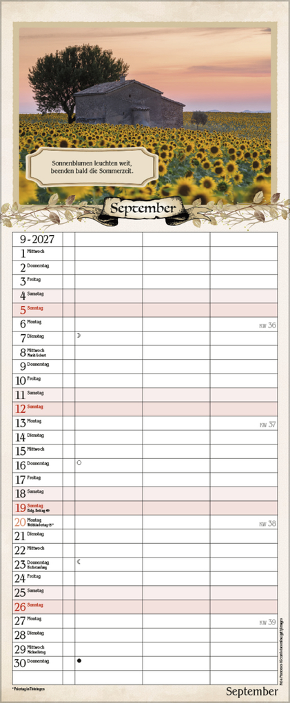 Weitere Ansicht: Planer für Rentner 2027