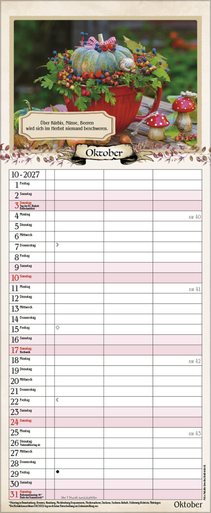 Weitere Ansicht: Planer für Rentner 2027