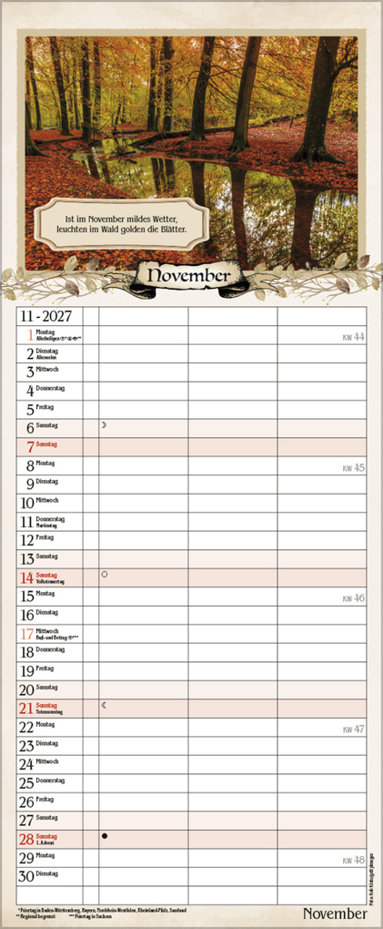 Weitere Ansicht: Planer für Rentner 2027