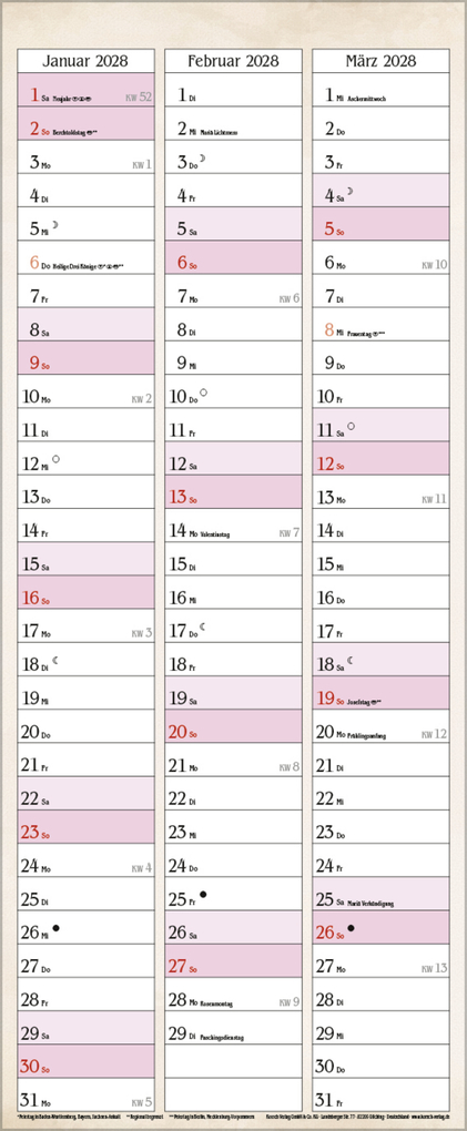 Weitere Ansicht: Planer für Rentner 2027