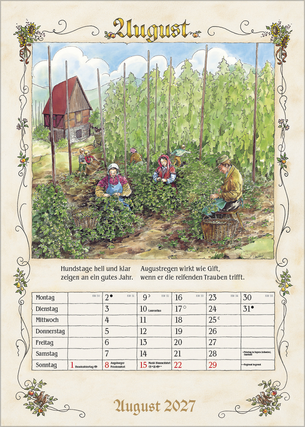 Weitere Ansicht: Bauernkalender 2027