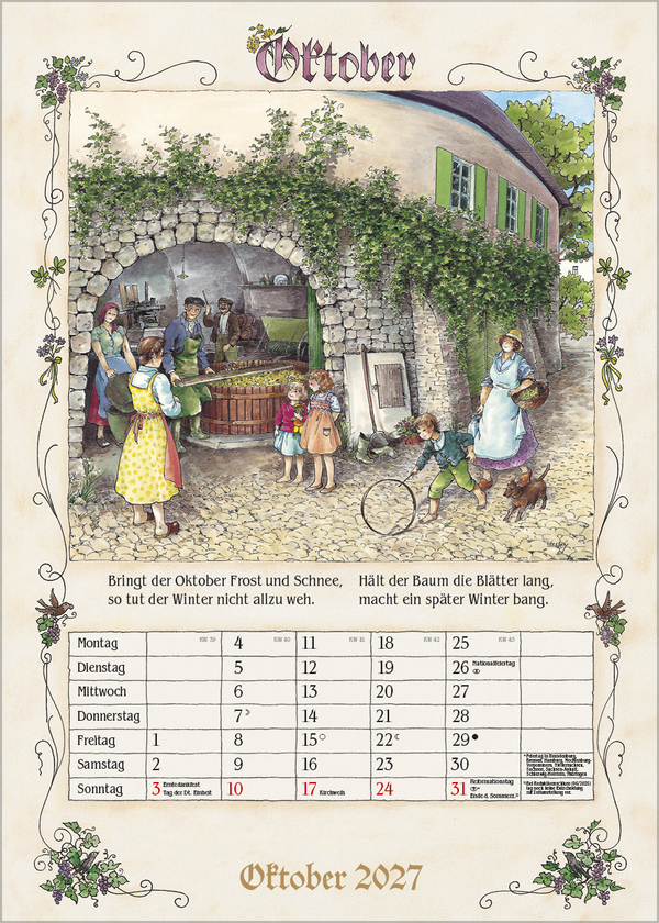 Weitere Ansicht: Bauernkalender 2027