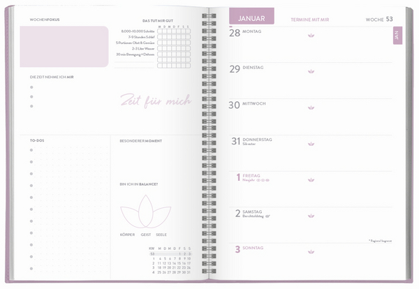 Weitere Ansicht: Terminkalender Selfcare-Planer 2027