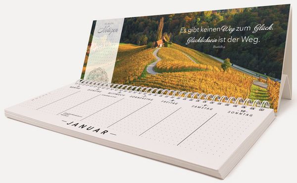 Weitere Ansicht: Tischquerkalender Trend Lebensweisheiten 2027