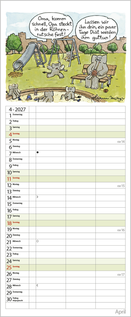 Weitere Ansicht: Planer für den (Un-)Ruhestand 2027