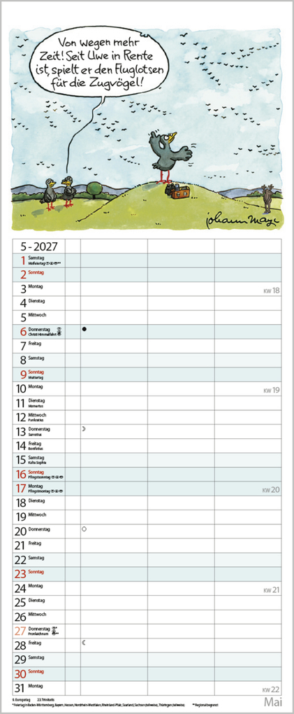 Weitere Ansicht: Planer für den (Un-)Ruhestand 2027