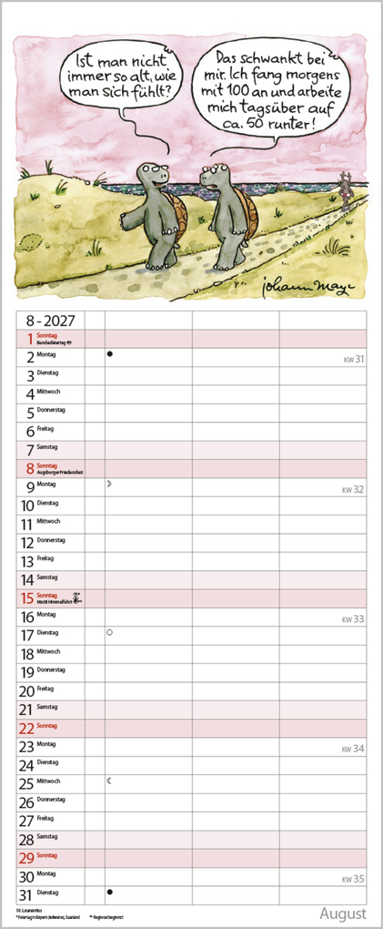 Weitere Ansicht: Planer für den (Un-)Ruhestand 2027