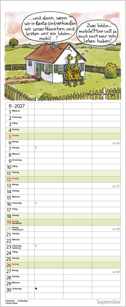 Weitere Ansicht: Planer für den (Un-)Ruhestand 2027