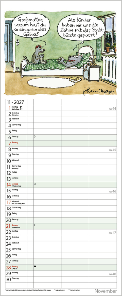 Weitere Ansicht: Planer für den (Un-)Ruhestand 2027