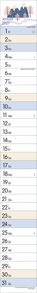 Weitere Ansicht: Streifenplaner Collect Moments 2027