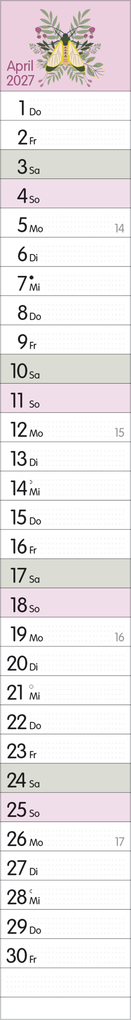 Weitere Ansicht: Streifenplaner Collect Moments 2027