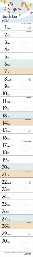 Weitere Ansicht: Streifenplaner Collect Moments 2027