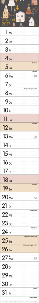 Weitere Ansicht: Streifenplaner Collect Moments 2027