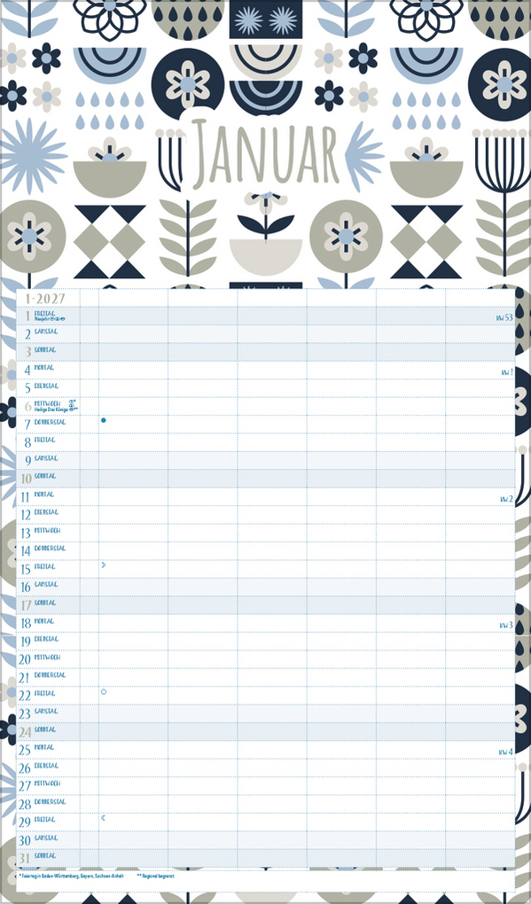 Weitere Ansicht: Familienplaner Recyclingpapier 2027