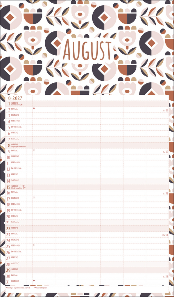 Weitere Ansicht: Familienplaner Recyclingpapier 2027