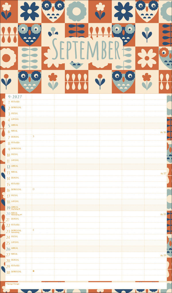 Weitere Ansicht: Familienplaner Recyclingpapier 2027