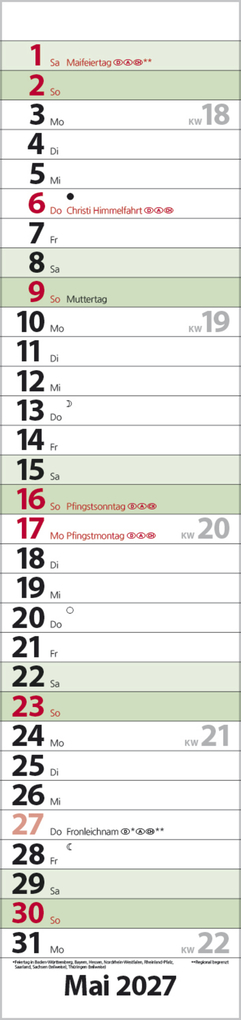 Weitere Ansicht: Streifenplaner Compact Dunkelgrün Recyclingpapier