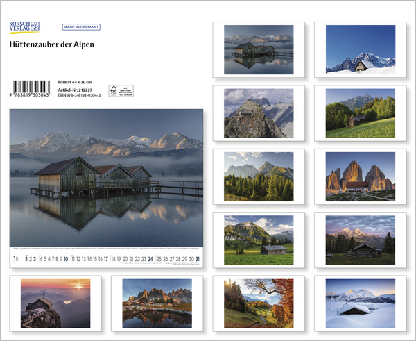 Weitere Ansicht: Hüttenzauber der Alpen 2027