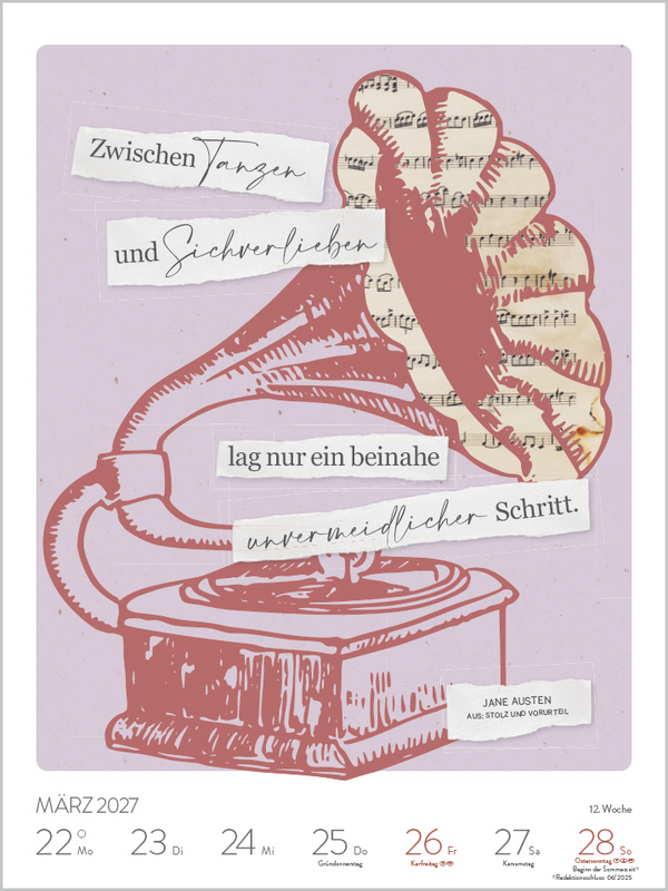 Weitere Ansicht: Literaturkalender 2027