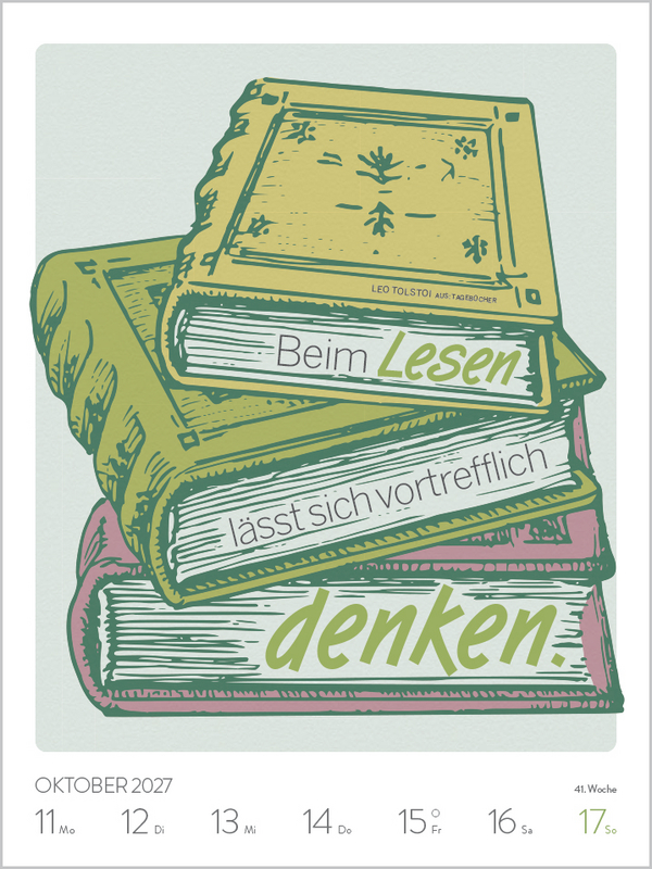 Weitere Ansicht: Literaturkalender 2027