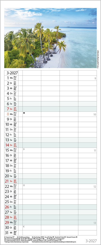 Weitere Ansicht: Familienplaner Maritim 2027