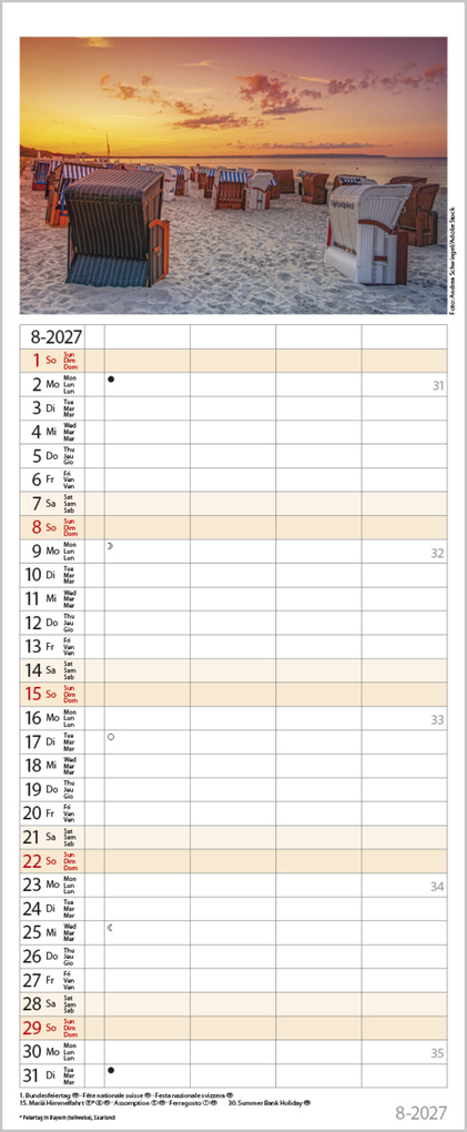 Weitere Ansicht: Familienplaner Maritim 2027