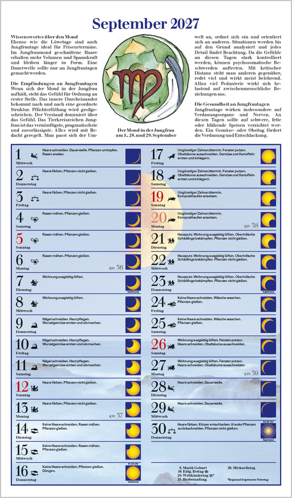 Weitere Ansicht: Mit dem Mond im Rhythmus 2027