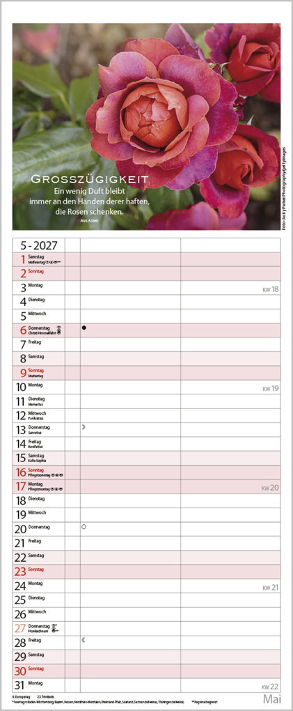 Weitere Ansicht: Planer für die besten Jahre 2027