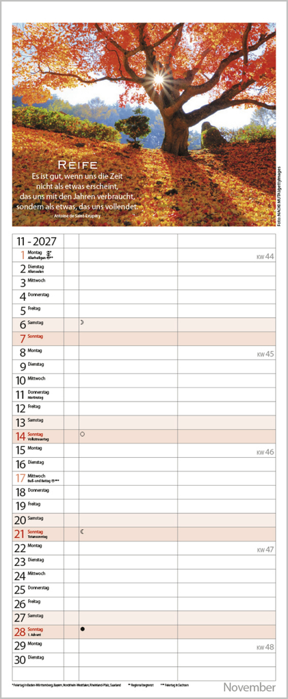 Weitere Ansicht: Planer für die besten Jahre 2027