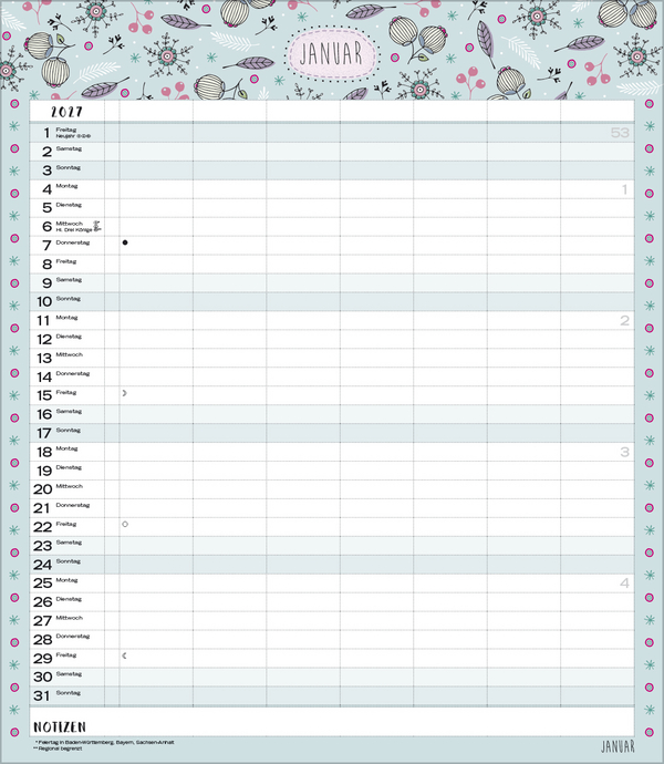 Weitere Ansicht: Multiplaner - Gute Laune 2027